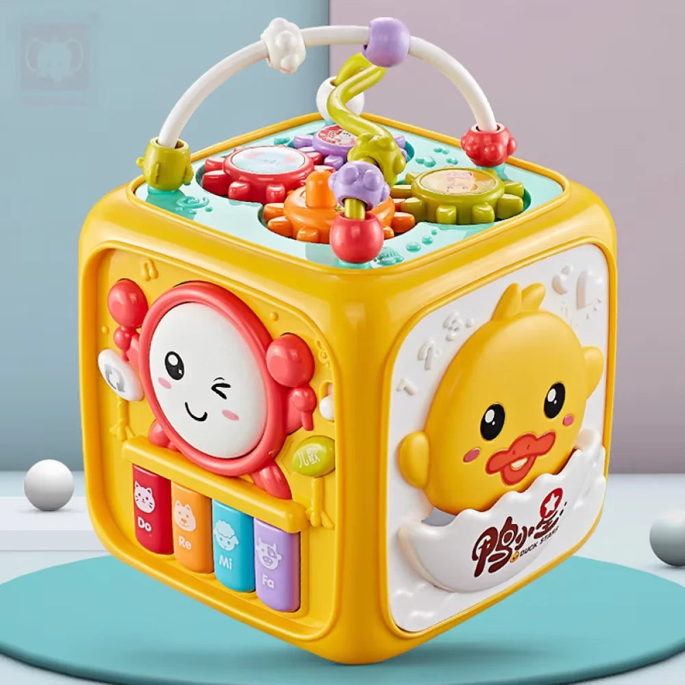 Baby Activity Cube Multi Purpose Hand Drum Learning Cube