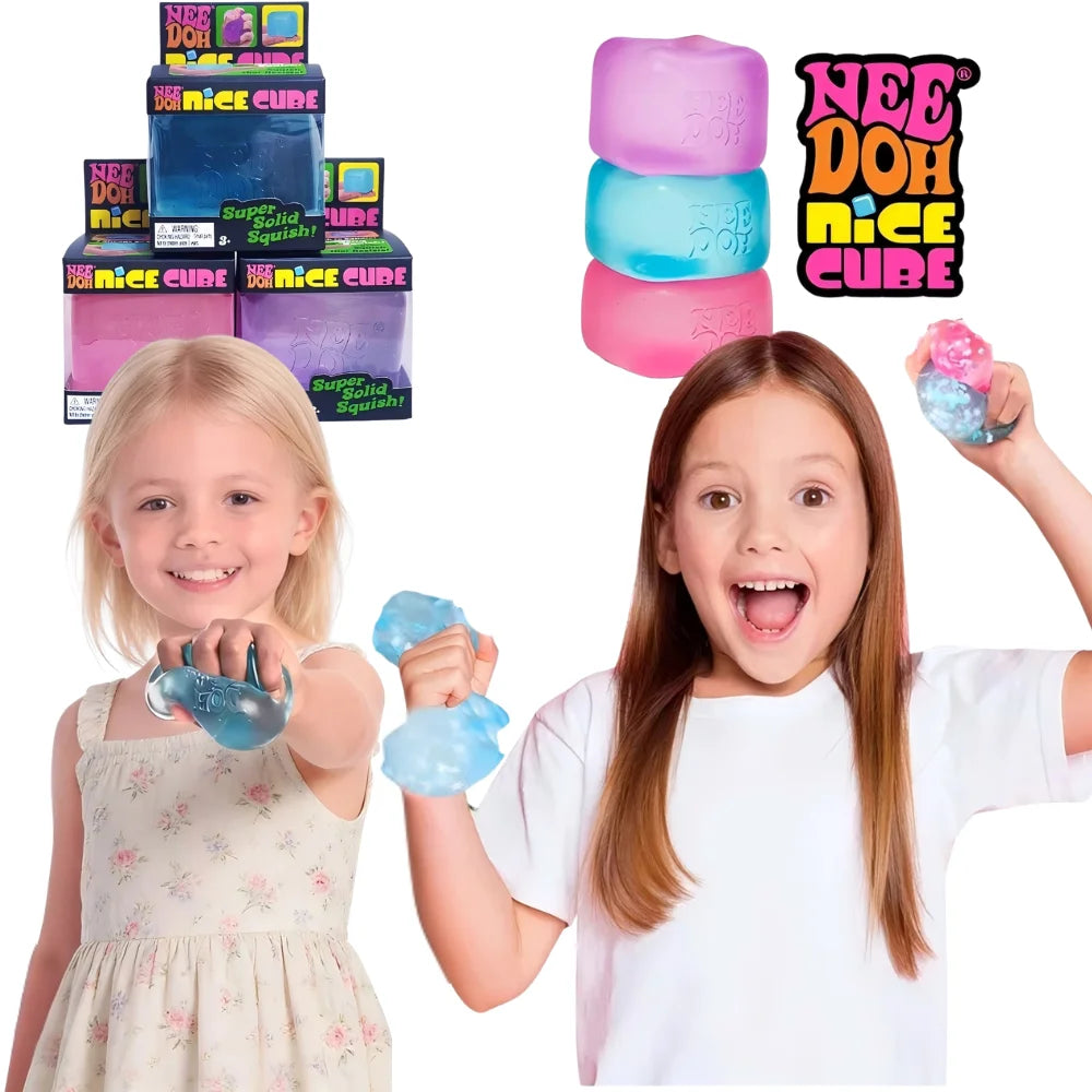 Schylling NeeDoh Jellyfish &amp; Cube Squish Toy