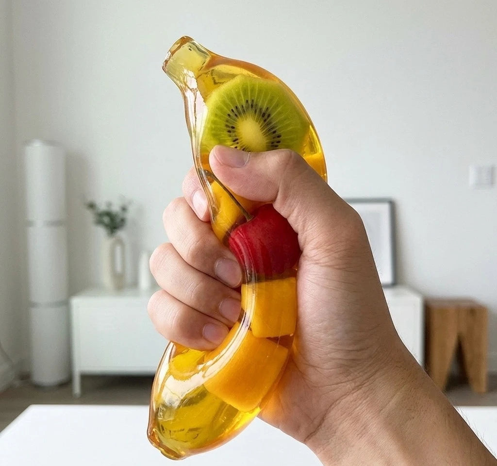 Jumbo Banana Squishy Stress Relief Toy