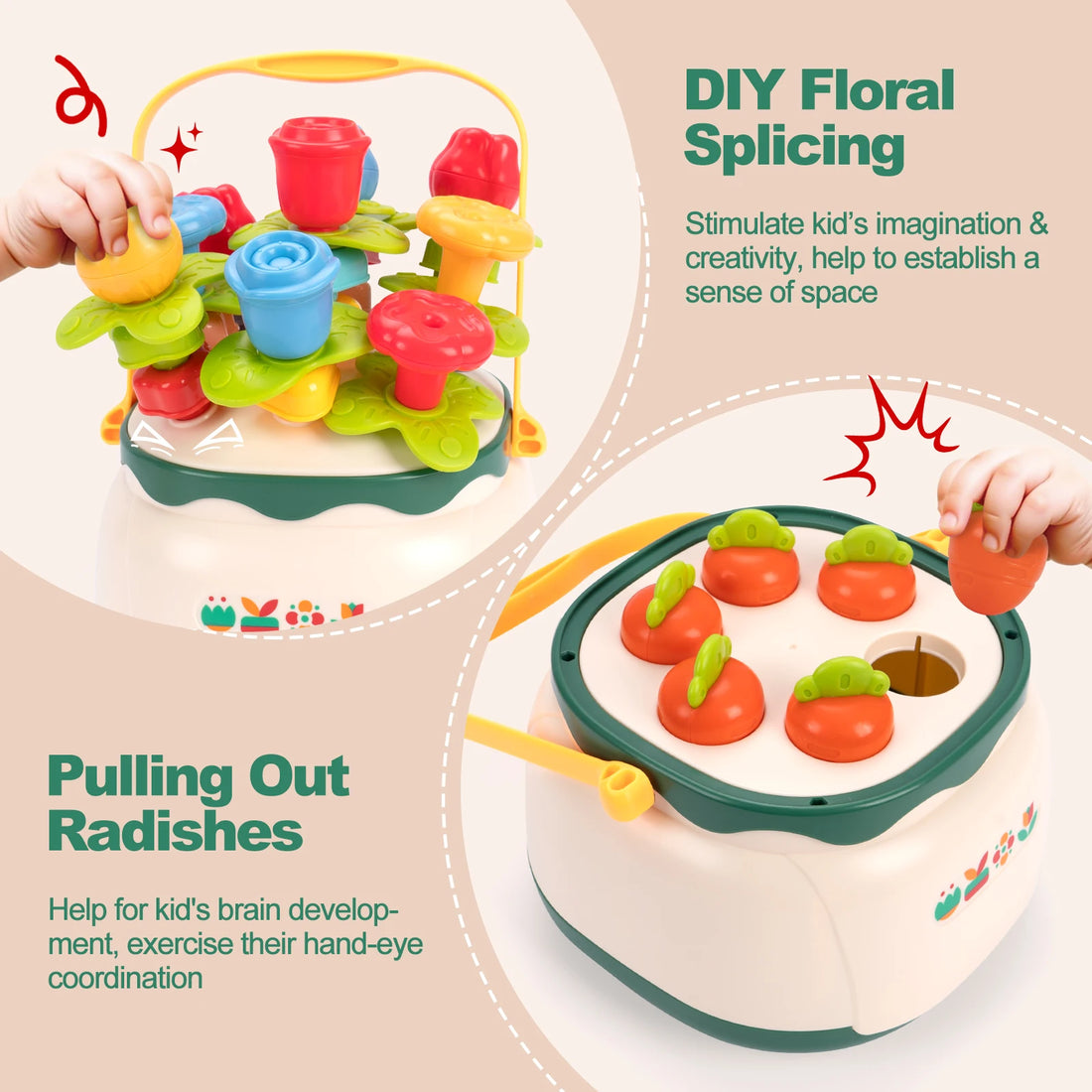 4-in-1 Montessori Baby Learning Activity Toy