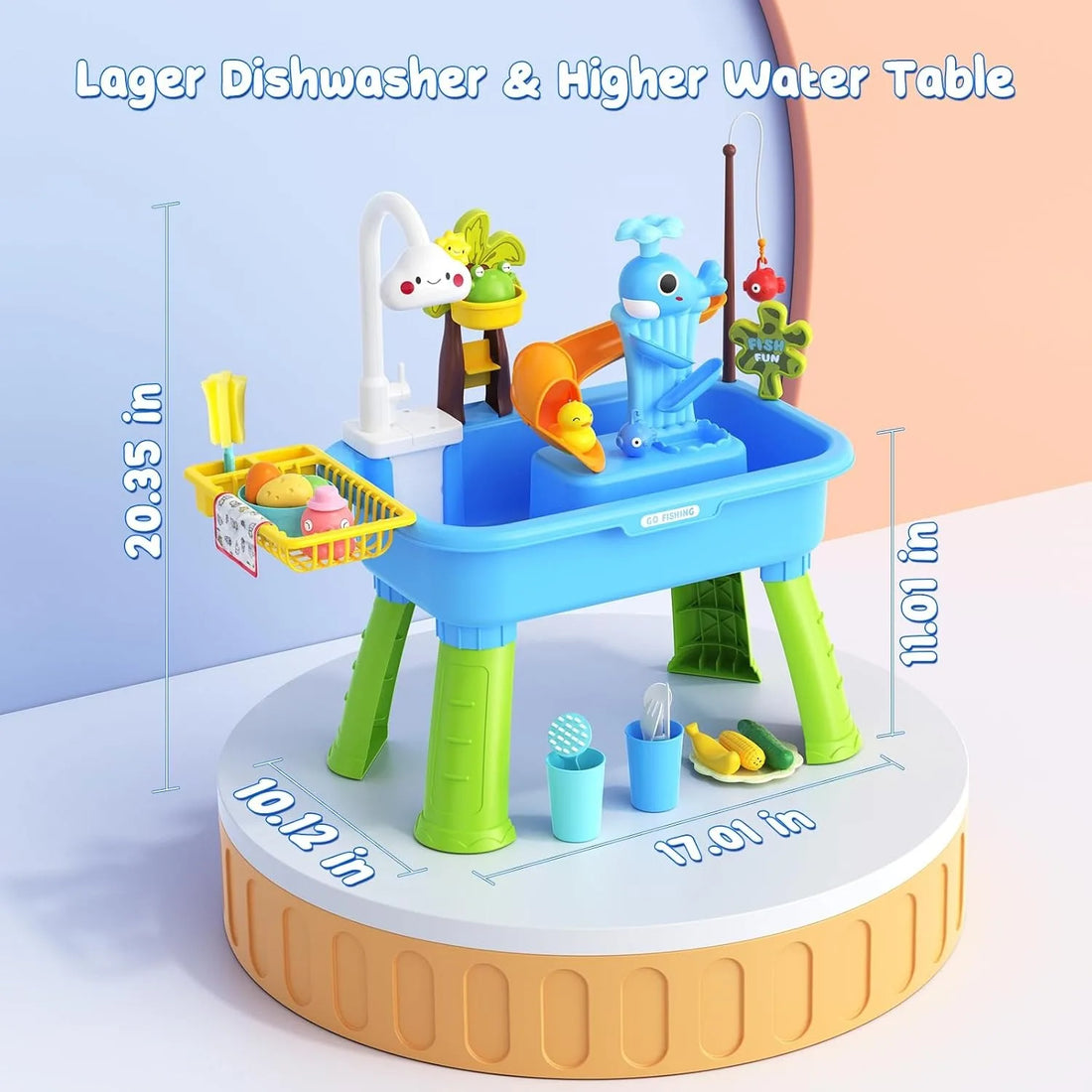 Montessori Water Table Kitchen Play Sink Toy