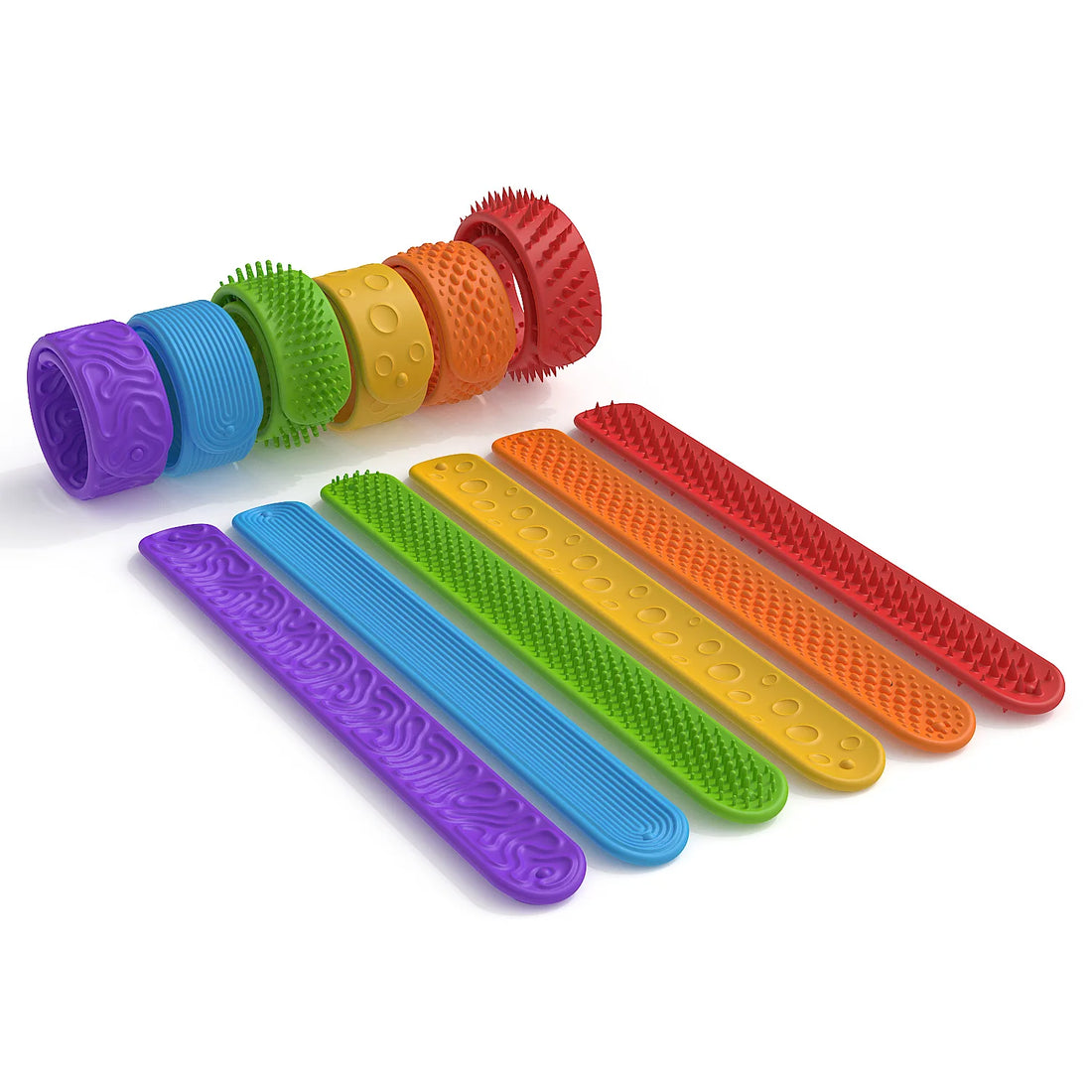 Sensory Slap Fidget Bracelets Set