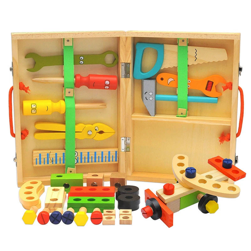 Montessori Kids Toolbox Pretend Play Set